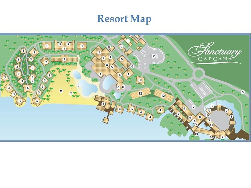 Sanctuary Cap Cana Resort Map_2019