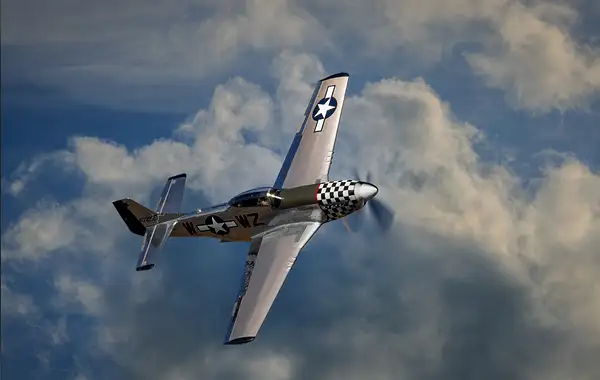 P-51 Mustang Frances Dell banking hero of ww2 by...