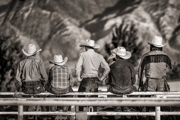 Cowboys on the Rail - Rozanne Hakala Photography