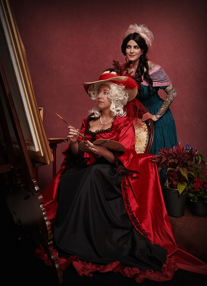 Adelaide LaBille Guiard and her student