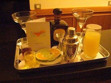 Cocktail of the day tray