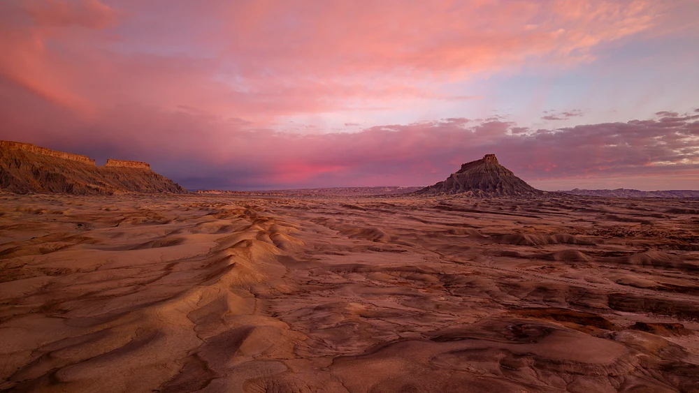 Factory Butte at Sunrise
