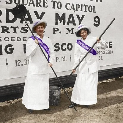 Women’s Suffrage parade