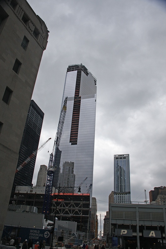 Construction stll ongoing in lower Manhattan