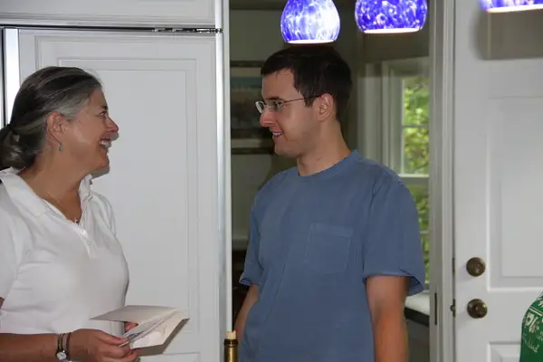 Jack came up from NYC to surprise his mom by...