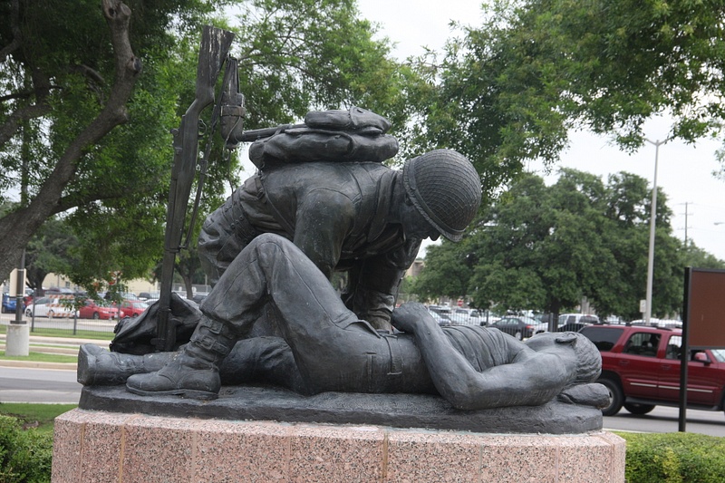 Army Medic statue