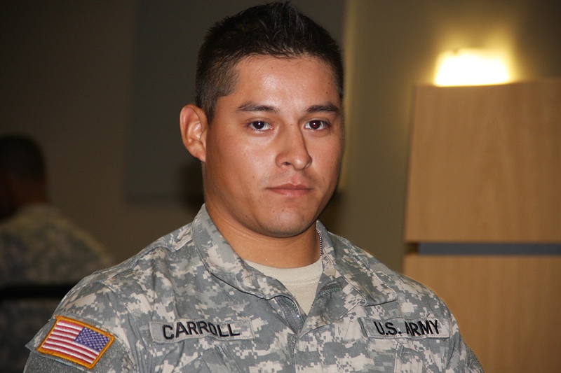 SPEC GS Carroll,  Airborne Infantryman and Combat Medic