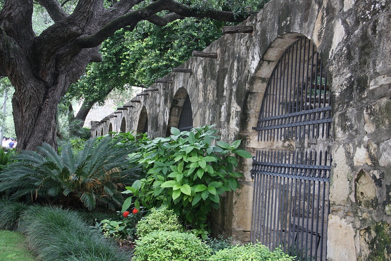 The Alamo grounds