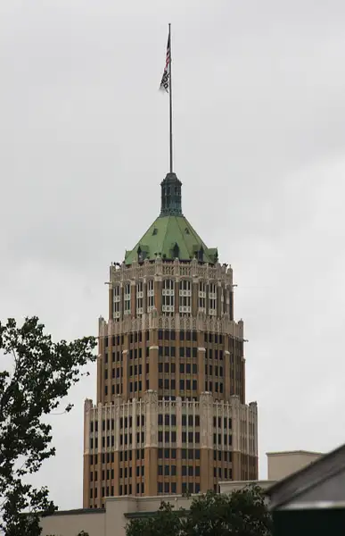 Tower Life Building (1929), a distinctive San Antonio...