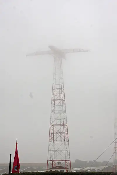 Jump tower in the fog by ThomasCarroll235