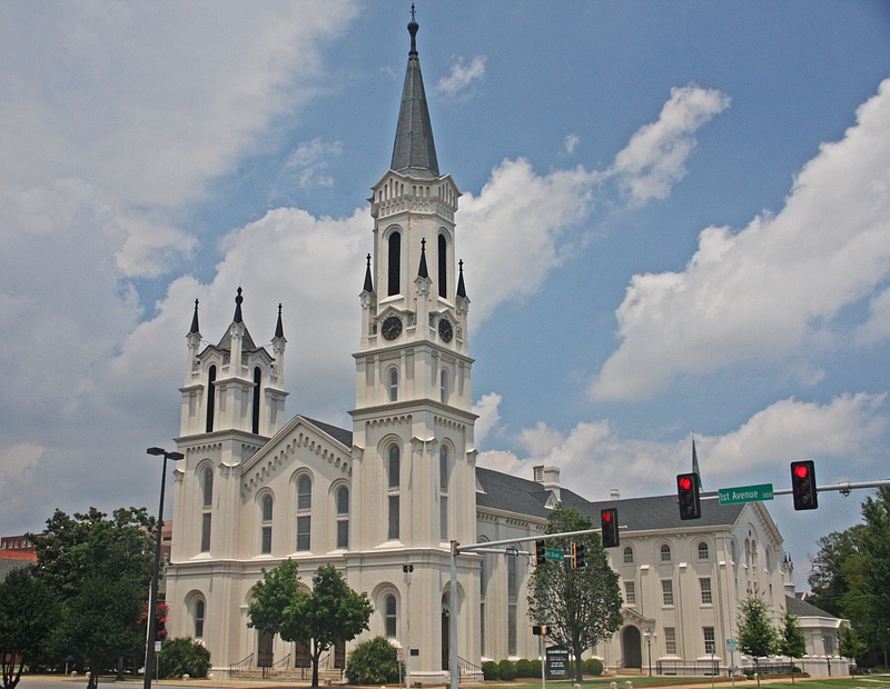 The stately First Presbyterian Church, Columbus