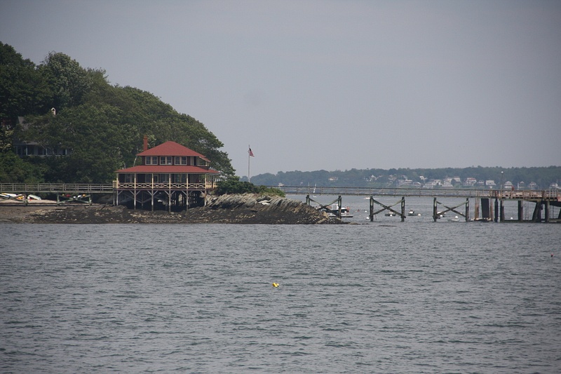 Little Diamond Island's pier and Casino