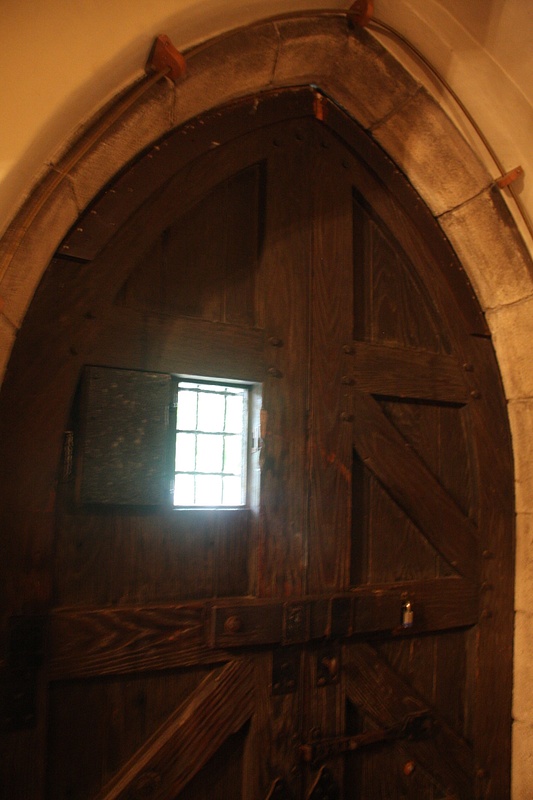 Oak doorway, Hammond Castle