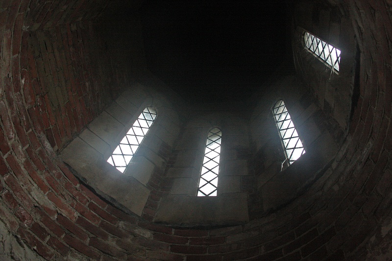 Interior of one of the castle's towers