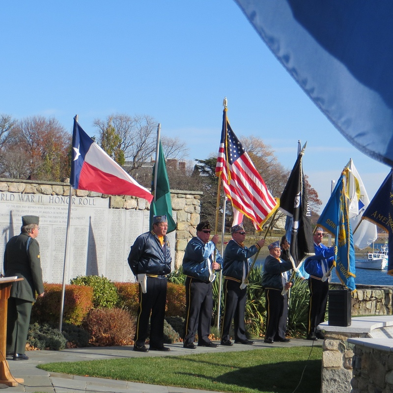 Veterans Day Ceremony, Cohasset Harbor