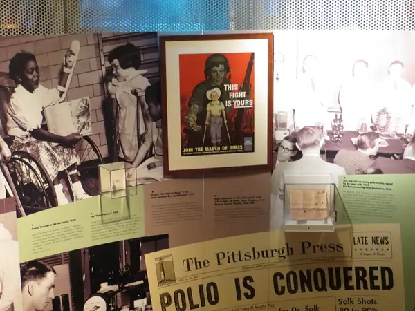 Jonas Salk developed the Polio vaccine at the University...