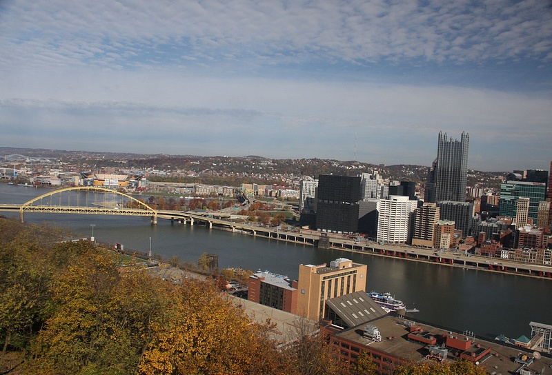 The Monongahela River and downtown Pittsburgh from Mt. Washington