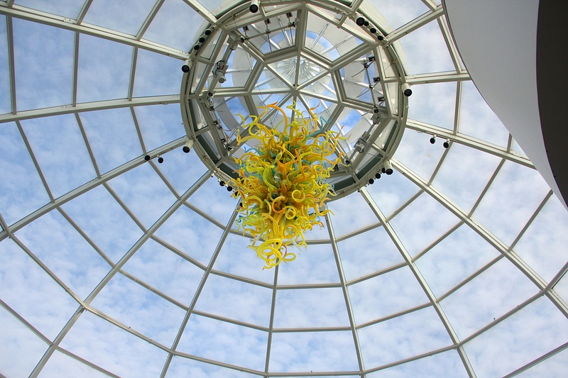 Chihuily chandelier. Phipps Conservatory