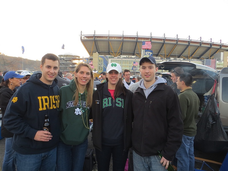ND Class of '09 tailgating at Pitt