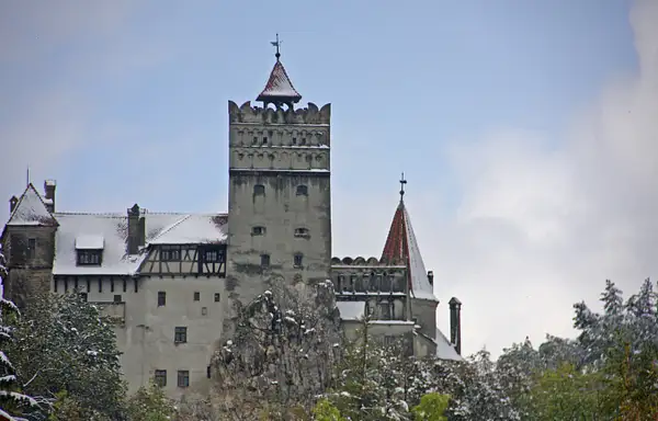 Bran Castle, also known as Dracula's Castle by...