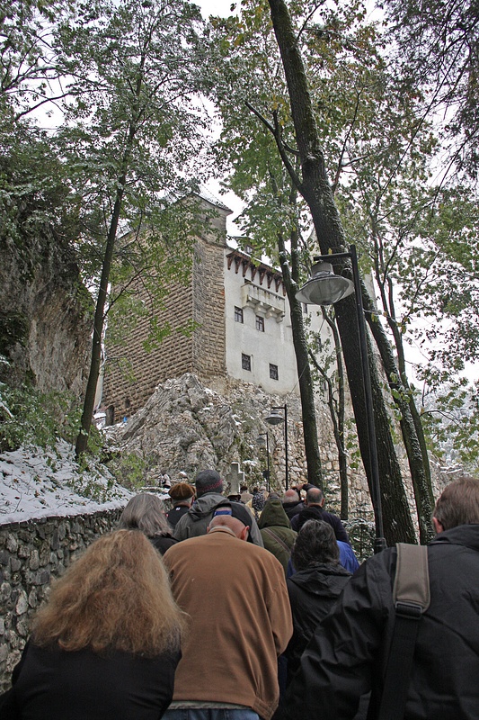 Ascending to the castle