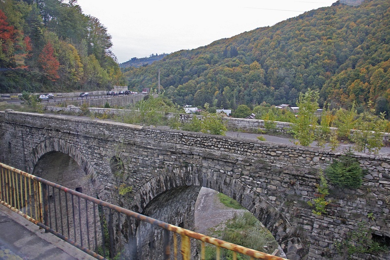 Ancient stone bridge, Transylvania