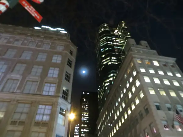 Moon over Manhattan by ThomasCarroll235