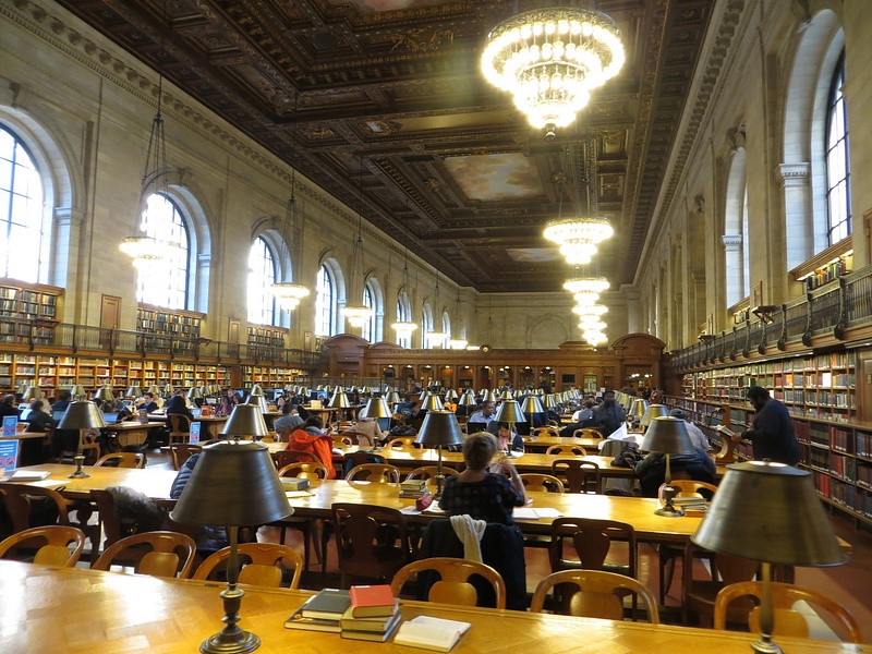 Main Reading Room, New York Public Library