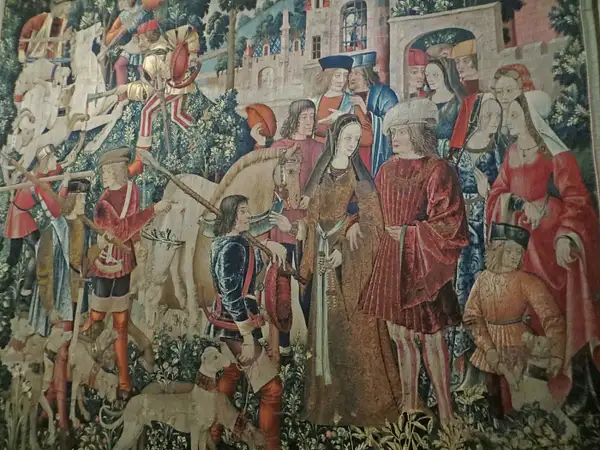 The Cloisters-The famous unicorn tapestry by...