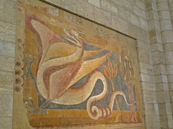The Cloisters-Dragon Fresco by ThomasCarroll235