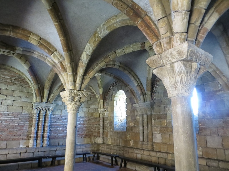 The Cloisters-Arched, vaulted ceiling