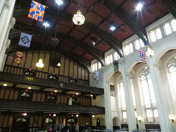 The Great Hall, interior of Shepard Hall, City College...