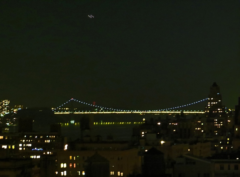 George Washington Bridge from the rooftop of Laurie's and Paul's building