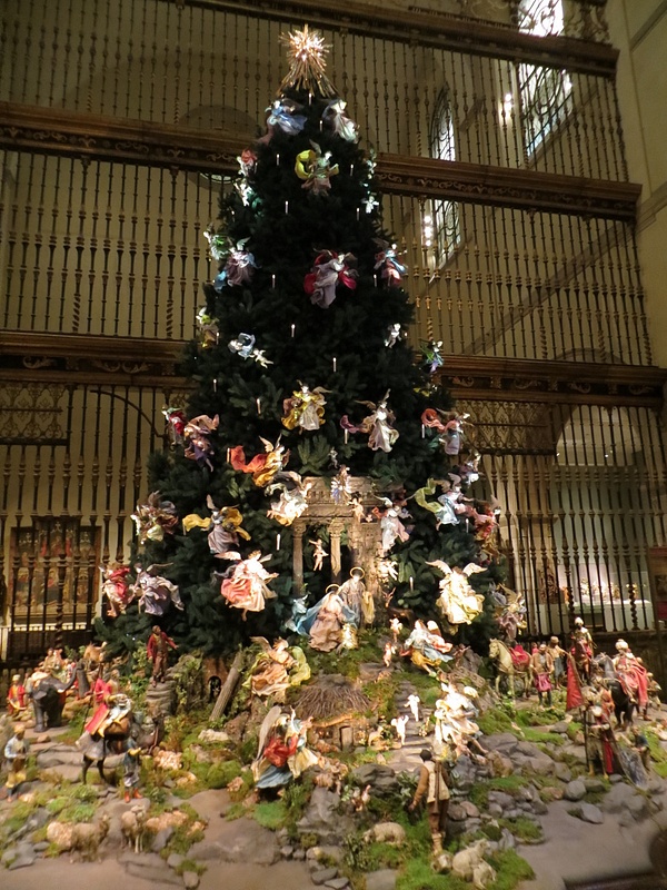 The famous Angel Tree and Neapolitan Baroque Crèche, Metropolitan Museum of Art
