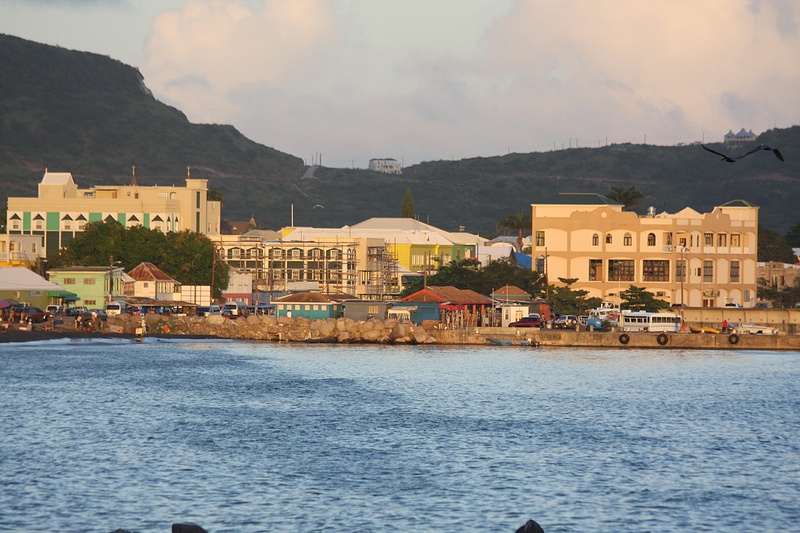 Basseterre in the late afternoon