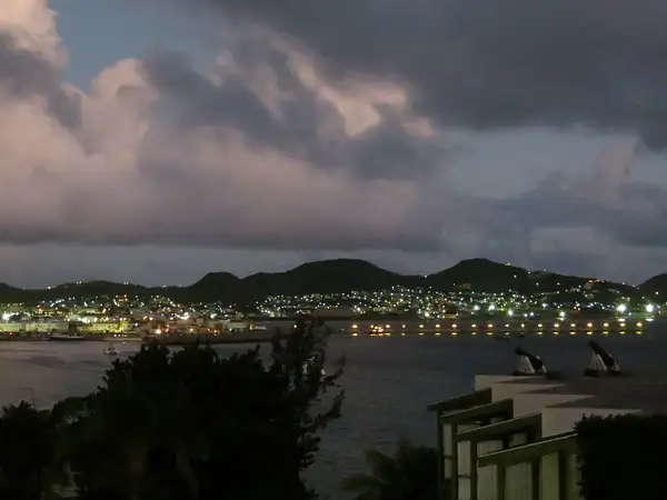 Basseterre at night from the OTI by ThomasCarroll235