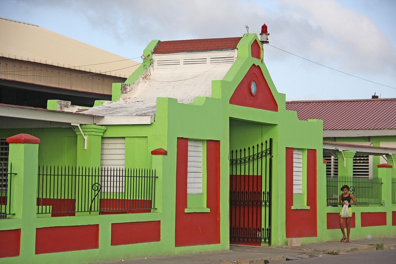 The Basseterre fish, meat and vegetable market