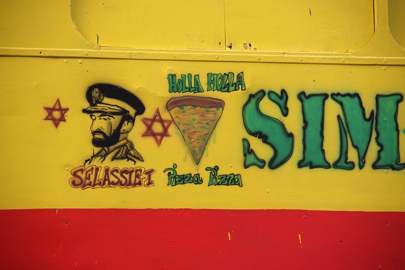 A snack truck named for an Ethiopian King, one of Basseterre's many little surprises.