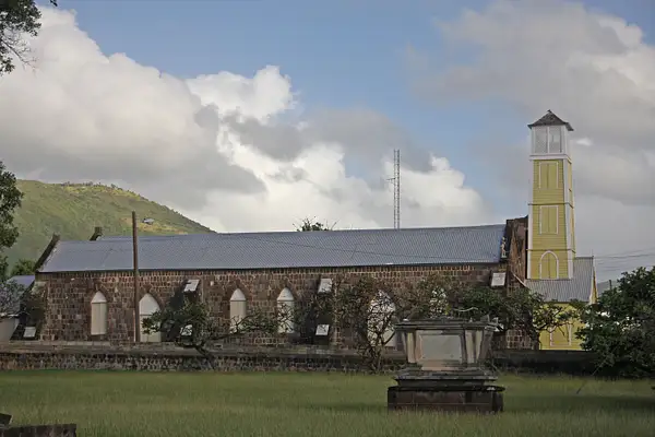Unusual church building, Basseterre, St Kitts by...