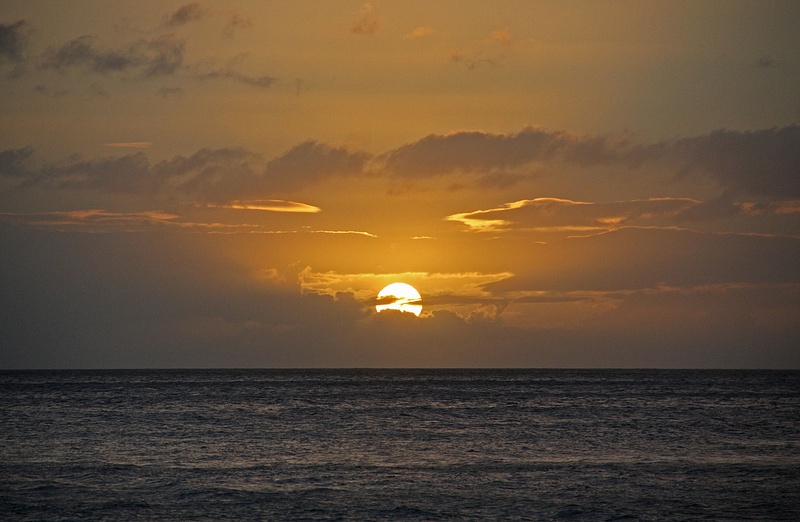 The sun sets on St Kitts