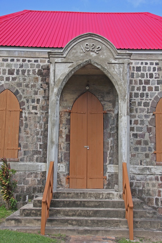 Main entrance of the KG Swanston Memorial Methodist Chapel