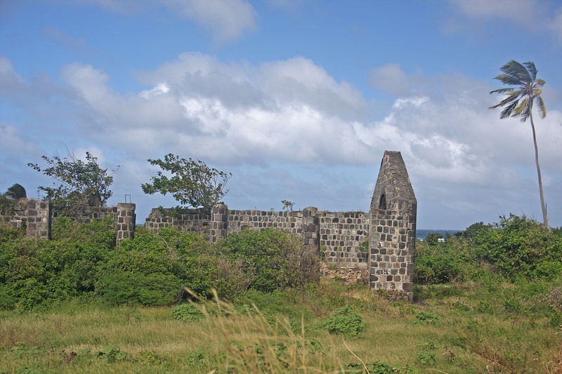 Ruins of a sugar cane storehouse