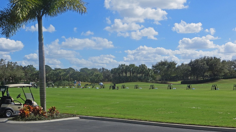 The practice range-Don will need to spend many hours here.