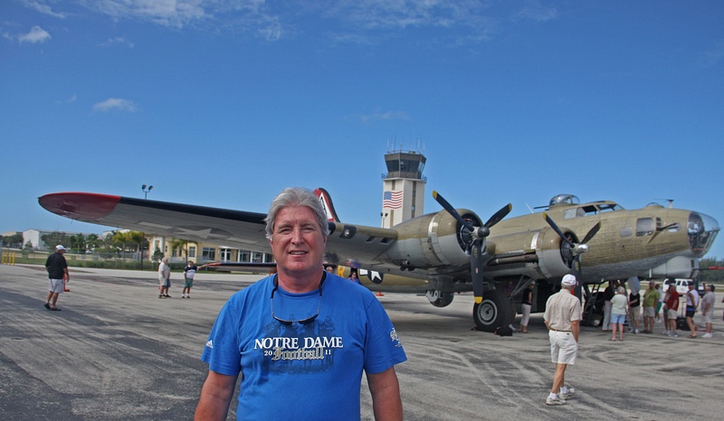 Tom  and the B-17 Flying Fortress