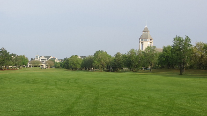 First fairway-The Slammer & Squire Golf Course