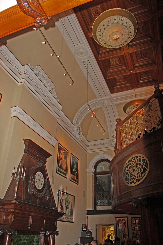 Interior- Lightfoot Restaurant, formerly the People's National Bank, Leesburg