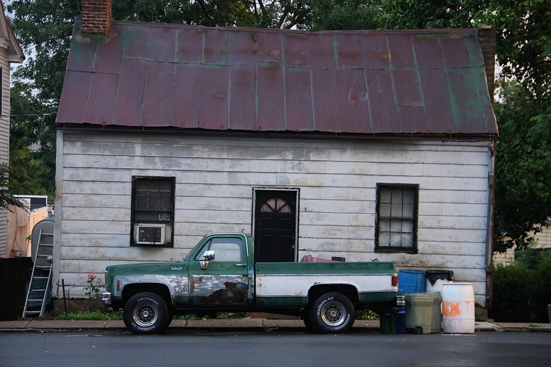 The essentials-A truck and a house