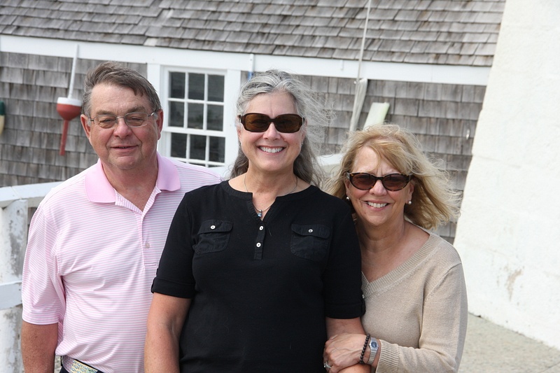 Bill, Georgia and Jill at Scituate Lighthouse