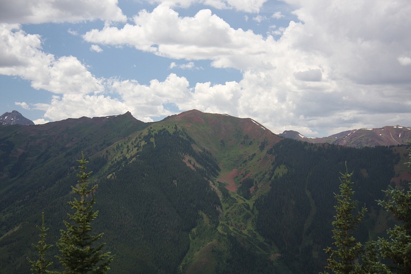 View from the upper chair lift