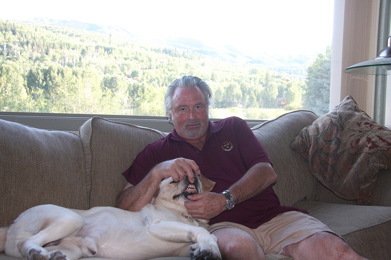 Willy and his faithful hound, Duke